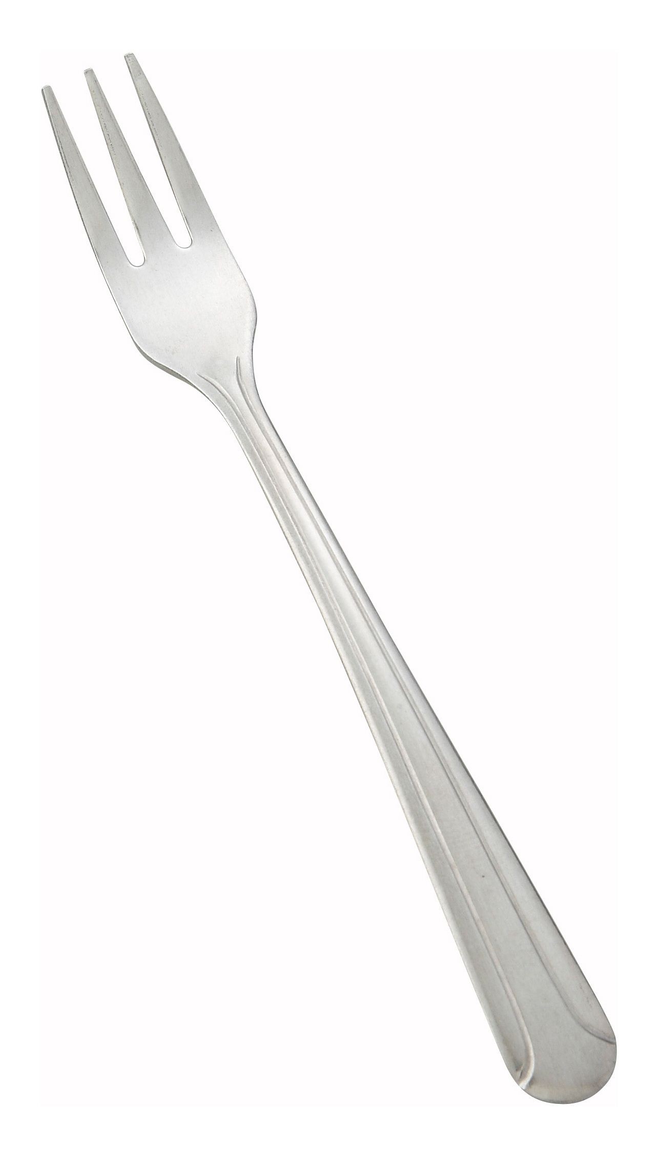 Winco 0001-07 Dominion Medium Weight 18/0 Stainless Steel Oyster Fork (12/Pack)