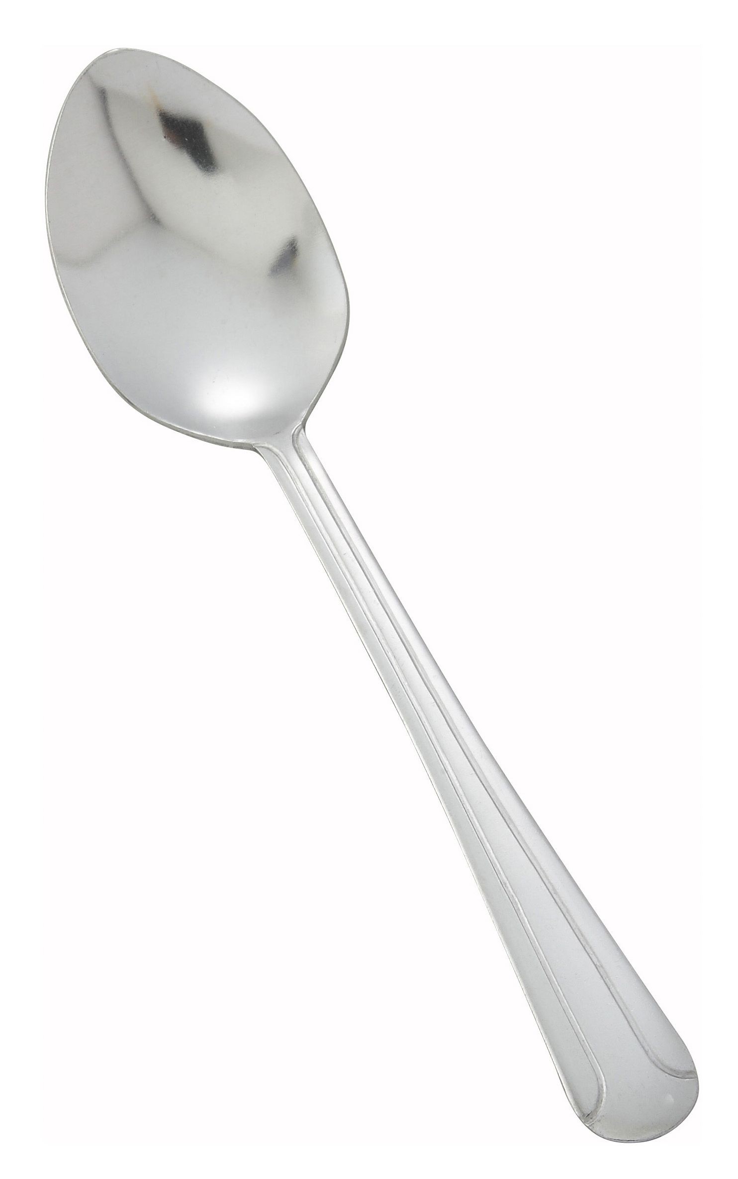 Winco 0001-10 Dominion Medium Weight 18/0 Stainless Steel Table Spoon (12/Pack)