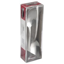 Winco 0081-03 Dominion Medium Weight 18/0 Dinner Spoon In Clear View Pack (24/Pack)