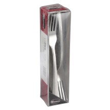 Winco 0081-05 Dominion Medium Weight 18/0 Dinner Fork In Clear View Pack (24/Pack)