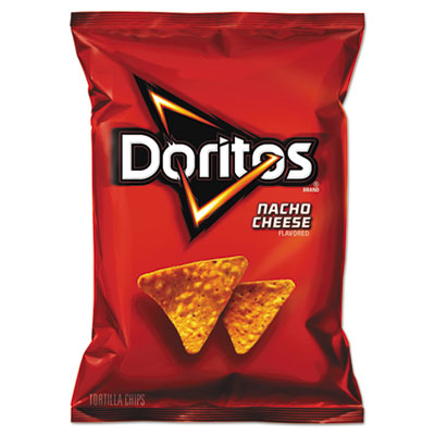 Doritos Nacho Cheese Tortilla Chips, 1.75 oz Bag, 64/Carton