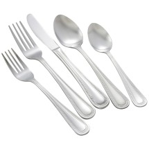 Winco DOTS-HVY Dots Heavy Weight 5-Piece Place Setting for 12 (60/Pack)