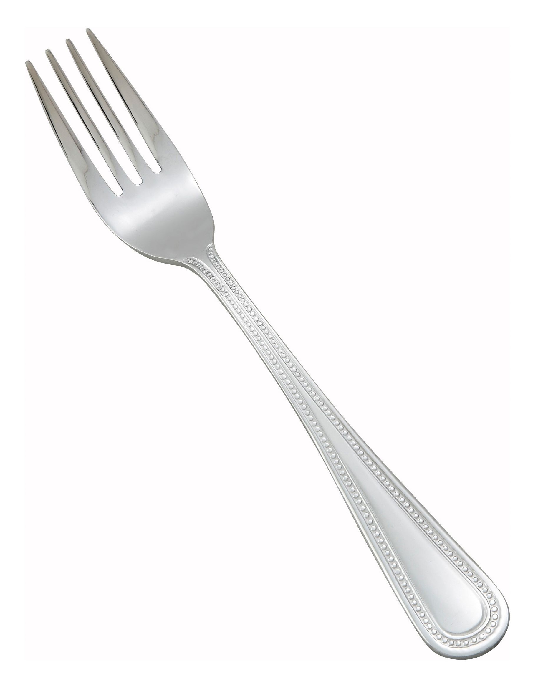 Winco 0005-06 Dots Heavy Weight Mirror Finish Stainless Steel Salad Fork (12/Pack)