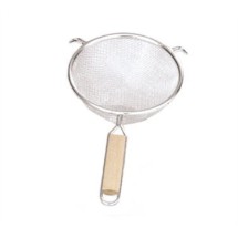TableCraft 82 Double Mesh Fine Strainer with Wooden Handle 6-1/4&quot; Dia.