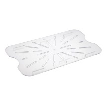CAC China PCDS-F Polycarbonate Drain Shelf for Full Size Food Pan