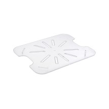 CAC China PCDS-H Polycarbonate Drain Shelf for Half Size Food Pan