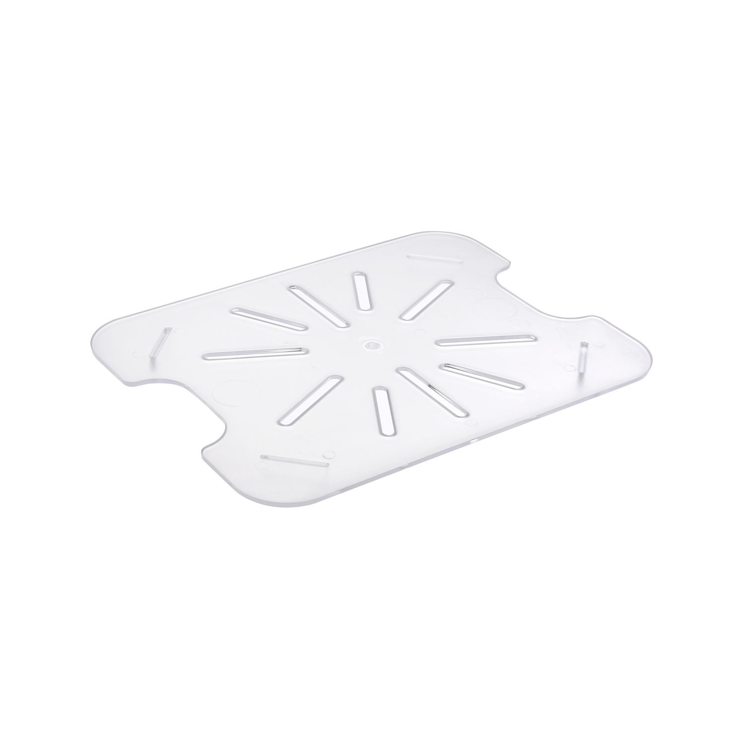 CAC China PCDS-H Polycarbonate Drain Shelf for Half Size Food Pan