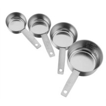 Franklin Machine Products  280-1329 Dry Measuring Cup Set 1/4 Cup, 1/3 Cup, 1/2 Cup & 1 Cup