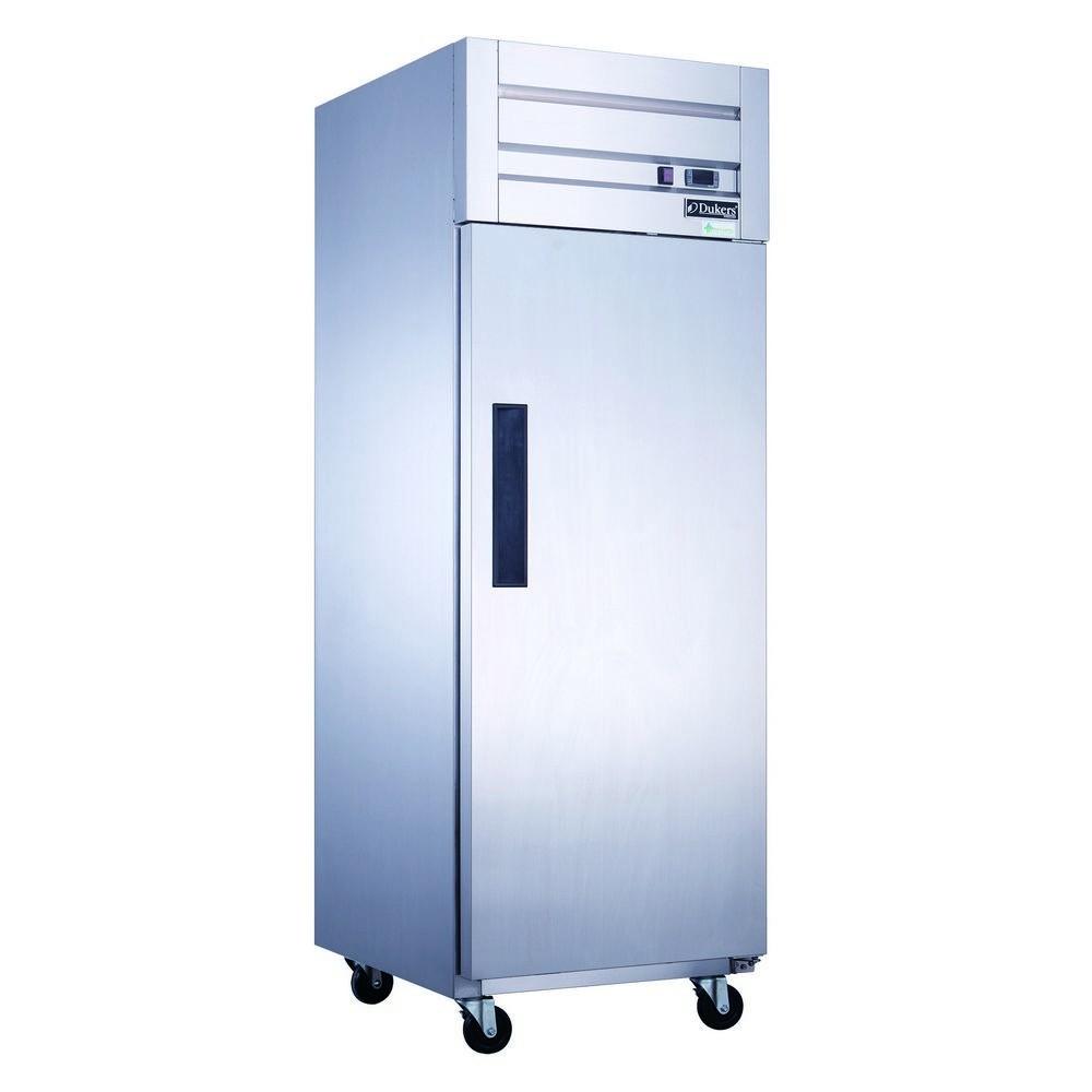 Dukers D28AR One Door Top Mount Reach-In Refrigerator 27-1/2"