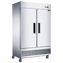 Dukers D47EF 47" Compact Two-Door Reach-In Freezer
