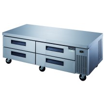 Dukers DCB72-D4 4-Drawer Refrigerated Chef Base 72"