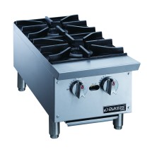 Dukers DCHPA12 2-Burner Commercial Gas Hot Plate