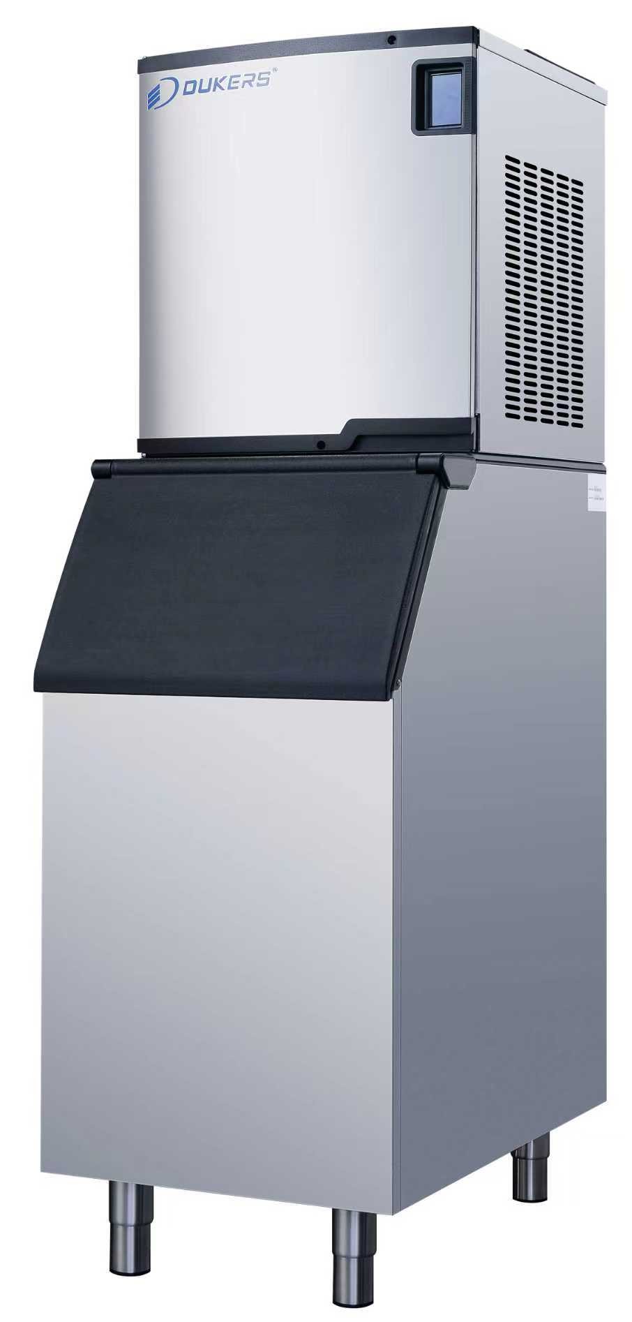 Dukers DIM-500A 500 lb. Ice Maker with 352 lb. Storage Bin
