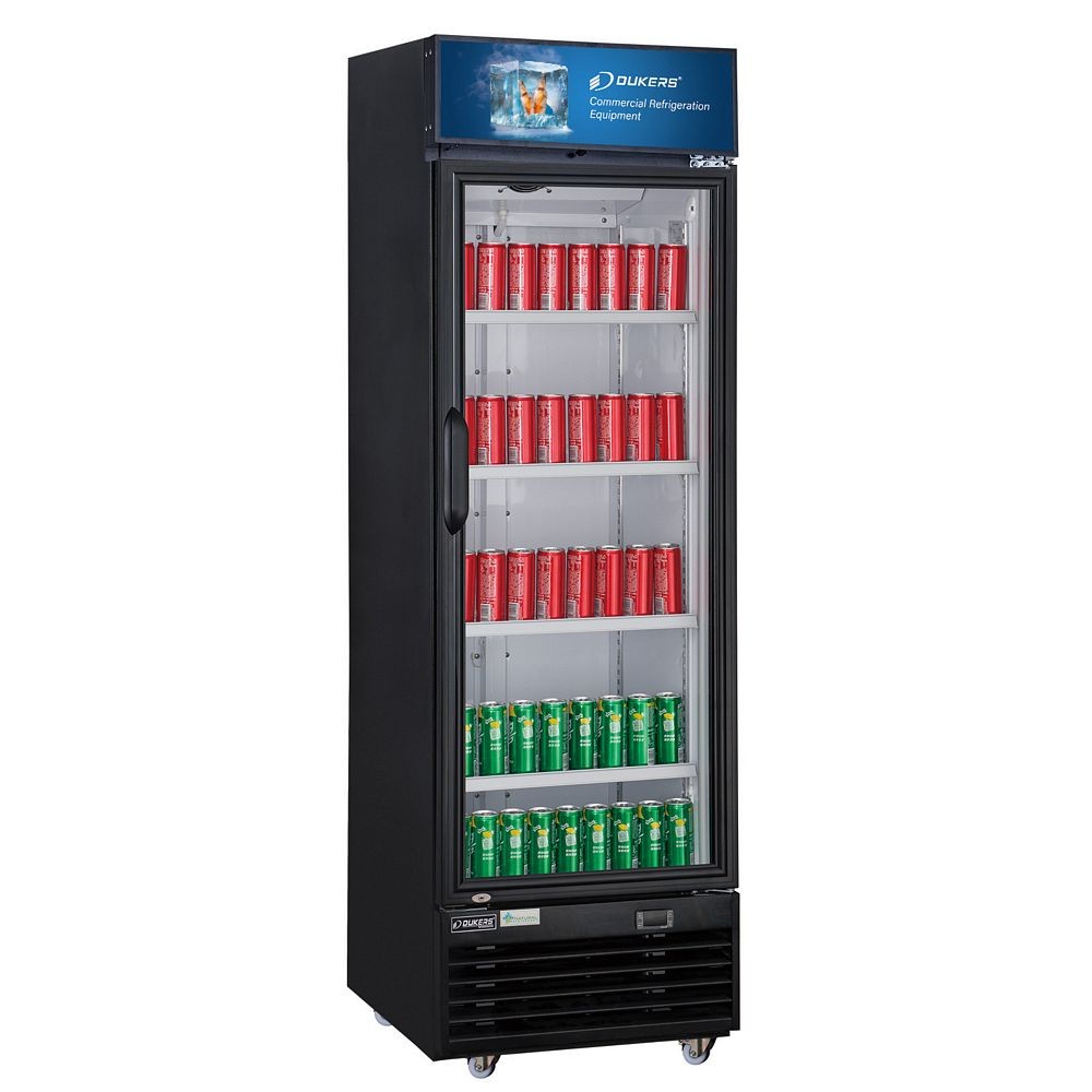 Dukers DSM-12R Glass Door Refrigerated Merchandiser 25"