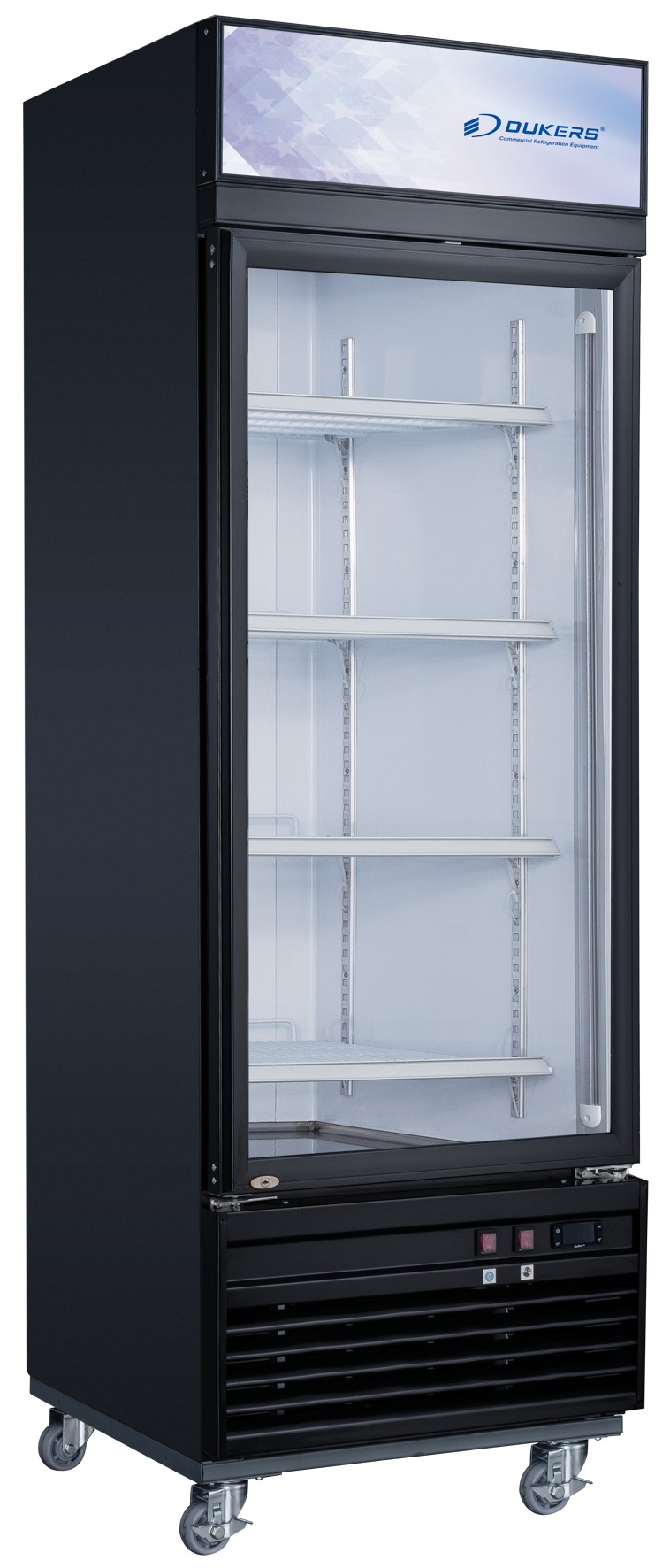 Dukers DSM-15F 27" Glass Door Merchandiser Freezer