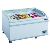 Dukers WD700Y Curved Sliding Lid Chest Freezer 24.72 cu. Ft.