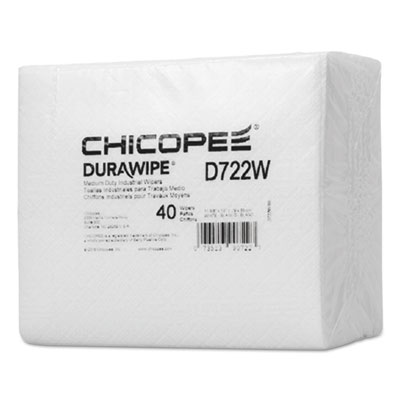 Durawipe Medium-Duty Industrial Wipers, 14-3/5" x 13-7/10", 960/Carton