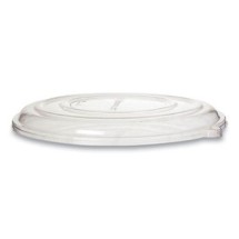 Eco-Products 100% Recycled Content 16&quot; Clear Pizza Tray Lids, 50 Trays/Carton