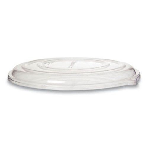 Eco-Products 100% Recycled Content Clear Pizza Tray Lids 14", 50 Trays/Carton