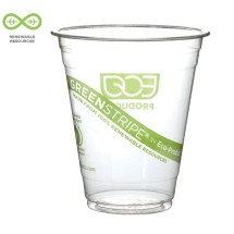 GreenStripe Renewable and Compostable Cold Cups 9 oz., 1000/Carton