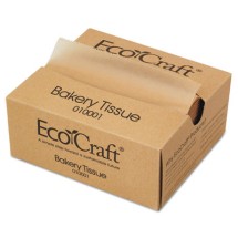 EcoCraft Interfolded Dry Wax Deli Sheets, 6 x 10 3/4, Natural,1000/Box, 10 Bx/Ct