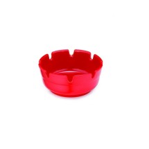 TableCraft ST365R-1 Economy Red Melamine Deep Well Ash Tray 3-7/8&quot; x 1-3/4&quot;