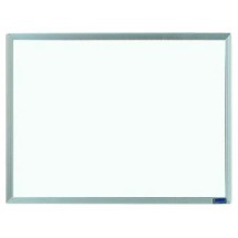 Aarco Products AW1824 Economy Series Aluminum Frame Markerboard, 24&quot;W x 18&quot;H 