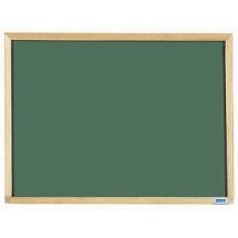 Aarco Products EC1824 Economy Series Wood Frame Chalkboard, 24&quot;W x 18&quot;H 