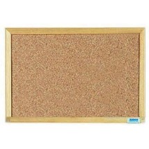 Aarco Products EB1218 Economy Series Wood Frame Natural Cork Bulletin Board, 18&quot;W x 12&quot;H