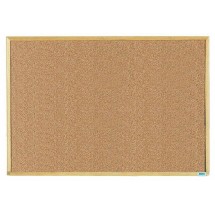 Aarco Products EB2436 Economy Series Wood Frame Natural Cork Bulletin Board, 36&quot;W x 24&quot;H