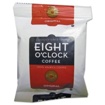 Eight O'Clock Original Ground Coffee Fraction Packs, 1.5 oz., 42/Carton