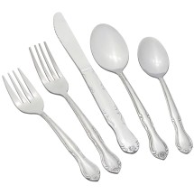 Winco ELEGANCE Elegance Heavy Weight 5-Piece Place Setting for 12 (60/Pack)
