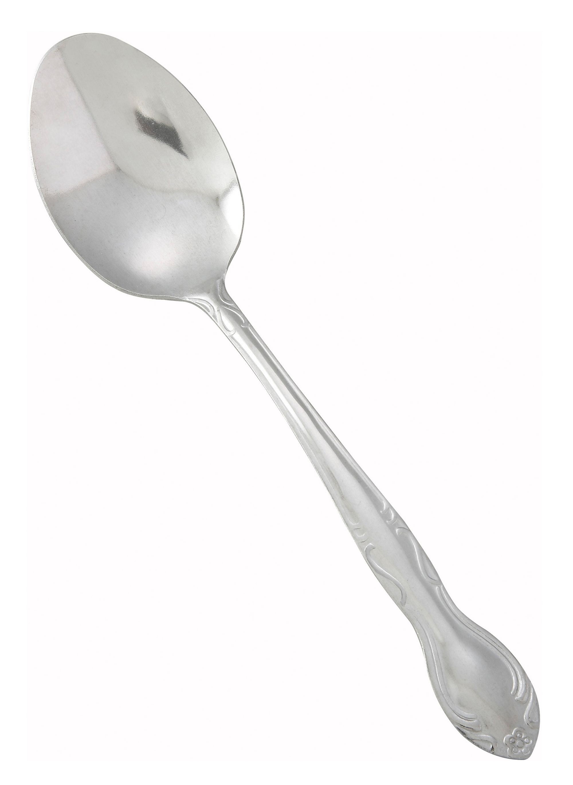 Winco 0004-10 Elegance Heavy Weight Vibro Finish Stainless Steel Table Spoon (12/Pack)