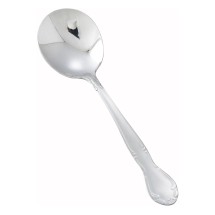 Winco 0024-04 Elegance Plus Heavy Weight Mirror Finish Stainless Bouillon Spoon (12/Pack)