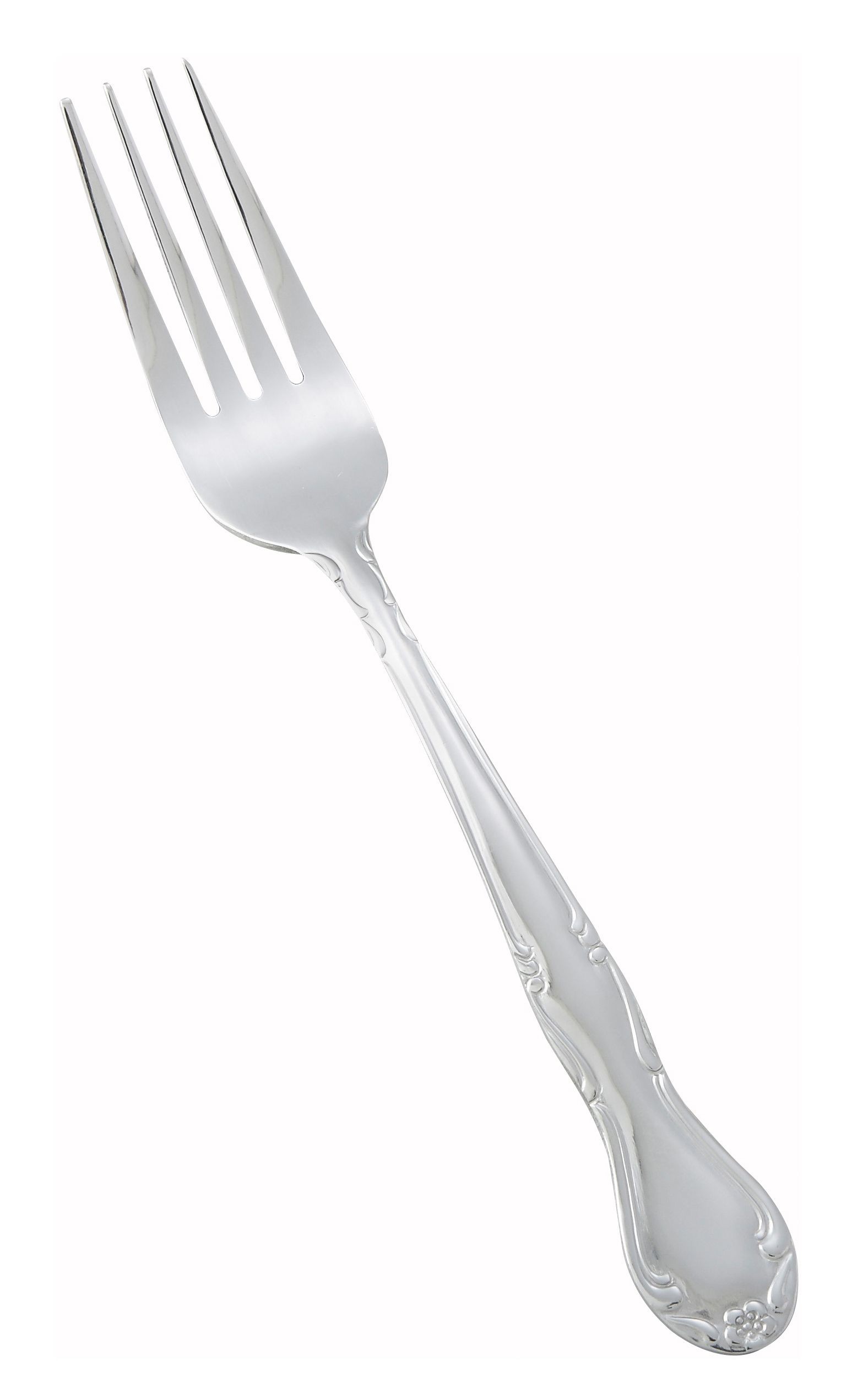 Winco 0024-05 Elegance Plus Heavy Weight Mirror Finish Stainless Dinner Fork (12/Pack)