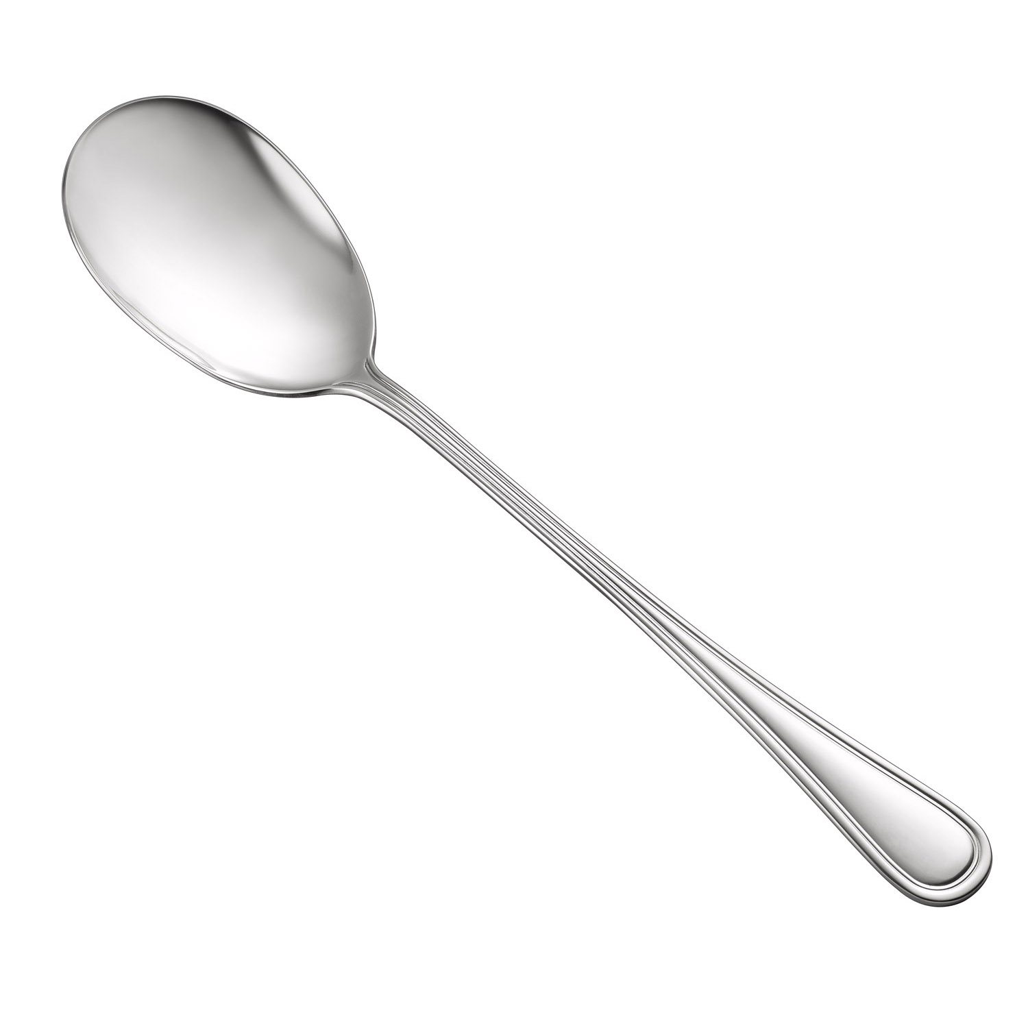 CAC China 8002-19 Elite Solid Spoon, Extra Heavyweight 18/8, 11-1/2"