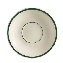 CAC China CES-2 Emerald Saucer, 6"