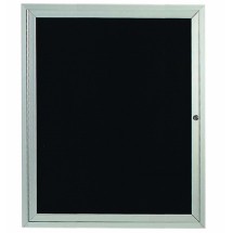 Aarco Products ADC3630 1-Door Enclosed Aluminum Message Center Board, 30&quot;W x 36&quot;H 