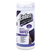 Endust Tablet and Laptop Cleaning Wipes, Unscented, 70 Wipes/Canister