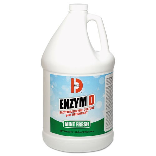 Enzym D Digester Deodorant, Mint, 1 Gallon, Bottle, 4/Carton