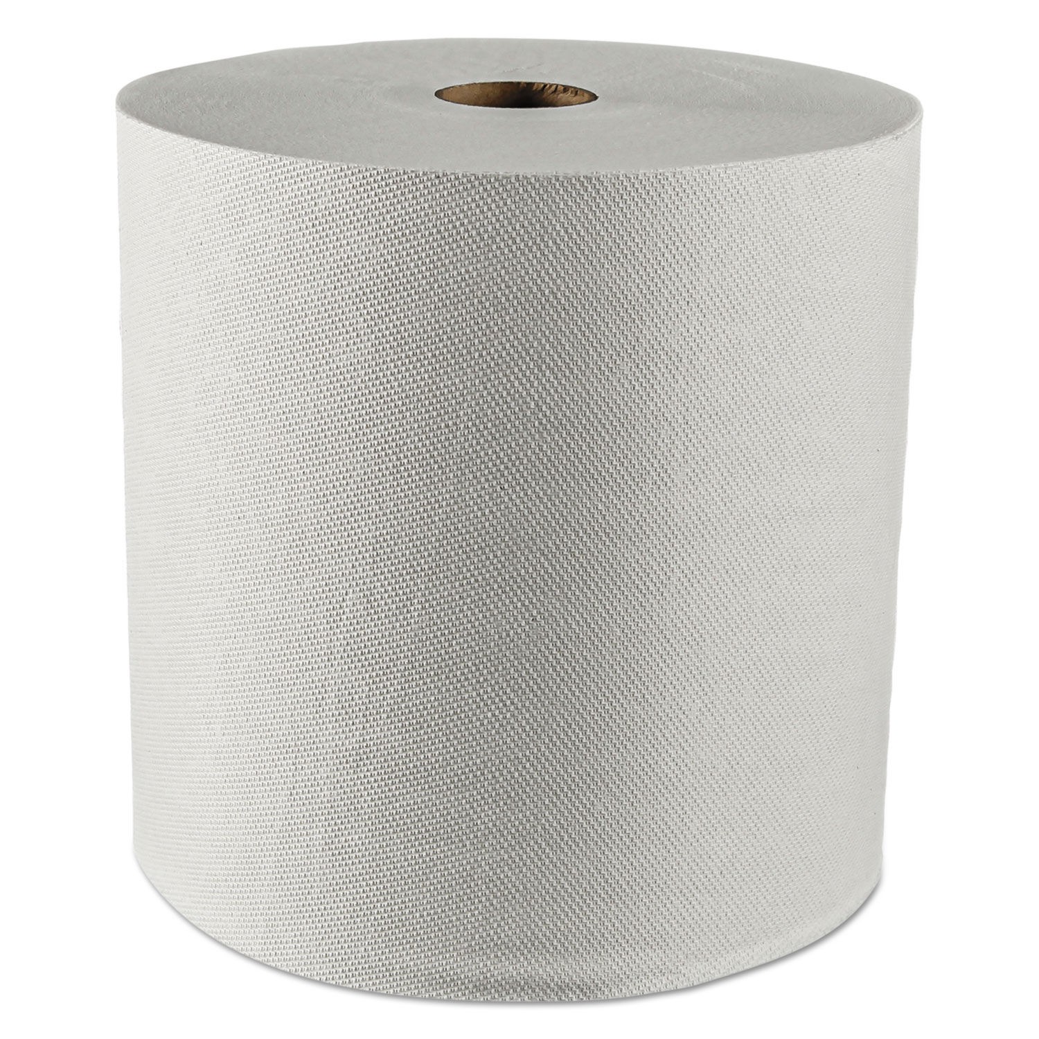 Essential Plus Hard Roll Towels, White, 8" x 425 ft, 12 Rolls/Carton