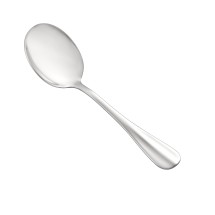 CAC China 8005-04 Exquisite Bouillon Spoon, Extra Heavyweight 18/8, 7&quot;