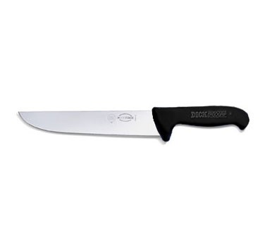 Friedr. Dick 8234826-01 10" ErgoGrip Butcher Knife, Black Handle, Straight blade