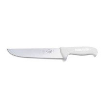 Friedr. Dick 8234826-05 10&quot; ErgoGrip Butcher Knife, White Handle Straight Blade
