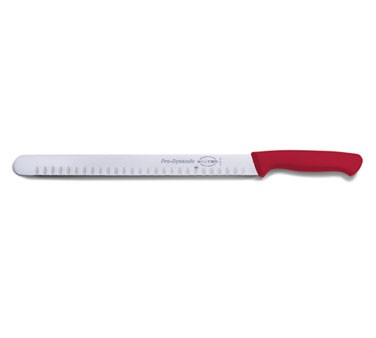 Friedr. Dick 8503830-03 12" Pro Dynamic Thin Hollow Ground Slicer, Red Handle
