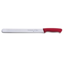 Friedr. Dick 8503730-03 12&quot; Pro Dynamic Slicer, Serrated Edge, Red Handle