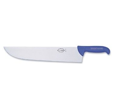 Friedr. Dick 8264336 14" ErgoGrip Butcher Knife, Straight Blade, Blue Handle