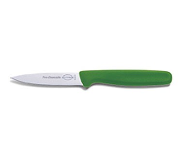Friedr. Dick 8262008-14 3" ProDynamic Paring Knife, Green Handle