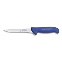 Friedr. Dick 8236810 ErgoGrip 4&quot; Boning Knife, Narrow, Stiff Blade, Blue Handle