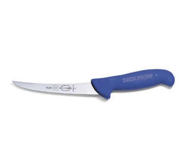 Friedr. Dick 8298213 ErgoGrip 5" Boning Knife, Curved, Semi Flexible Blade